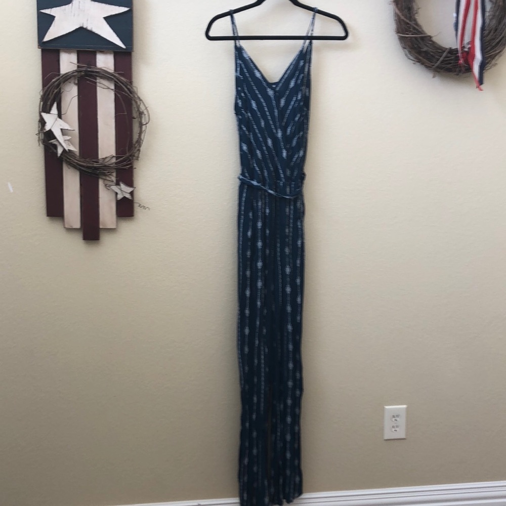 Blue jumpsuit